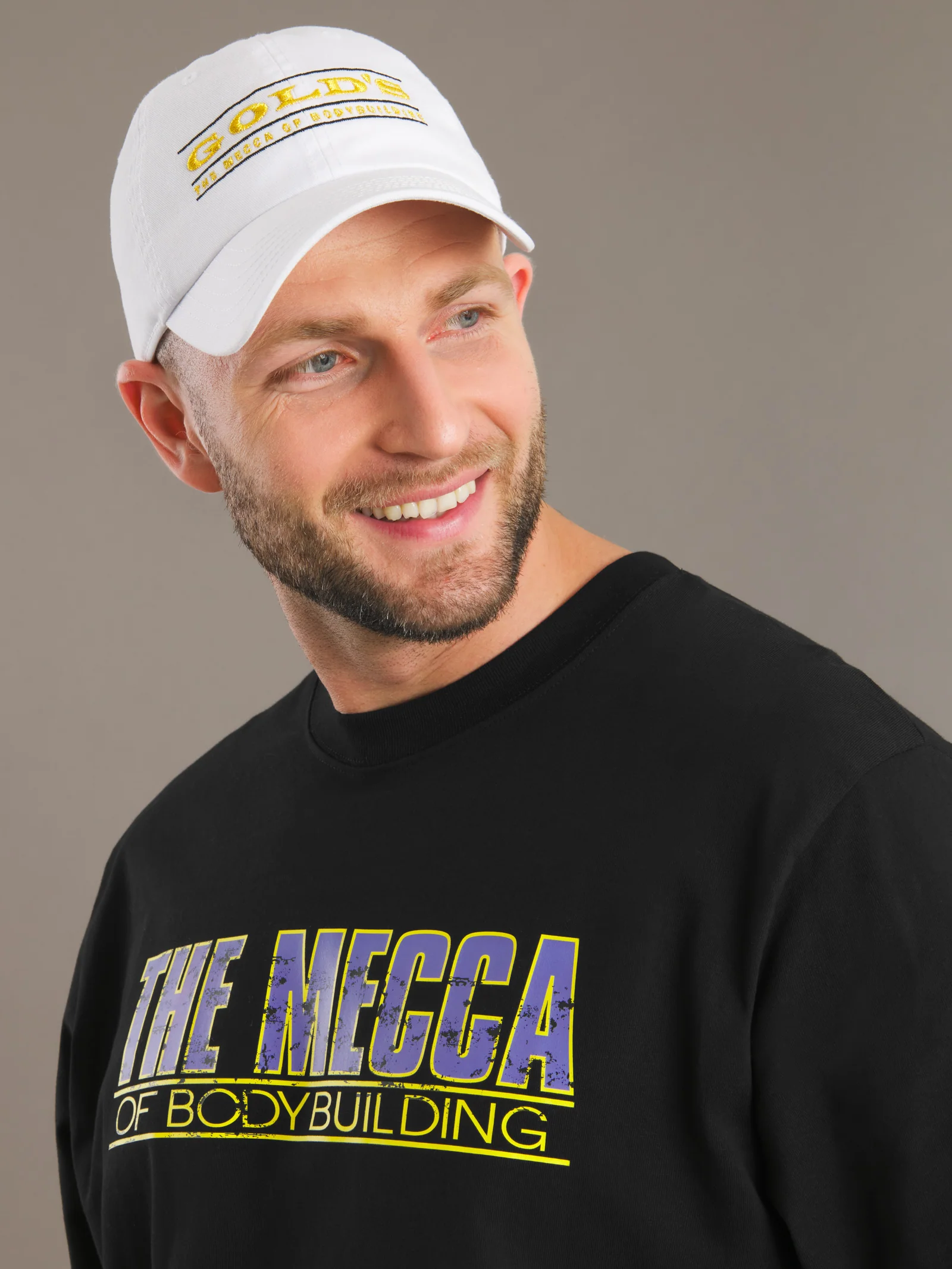 Gold's Gym® - 90s White Hat - (60th Anniversary Collection)