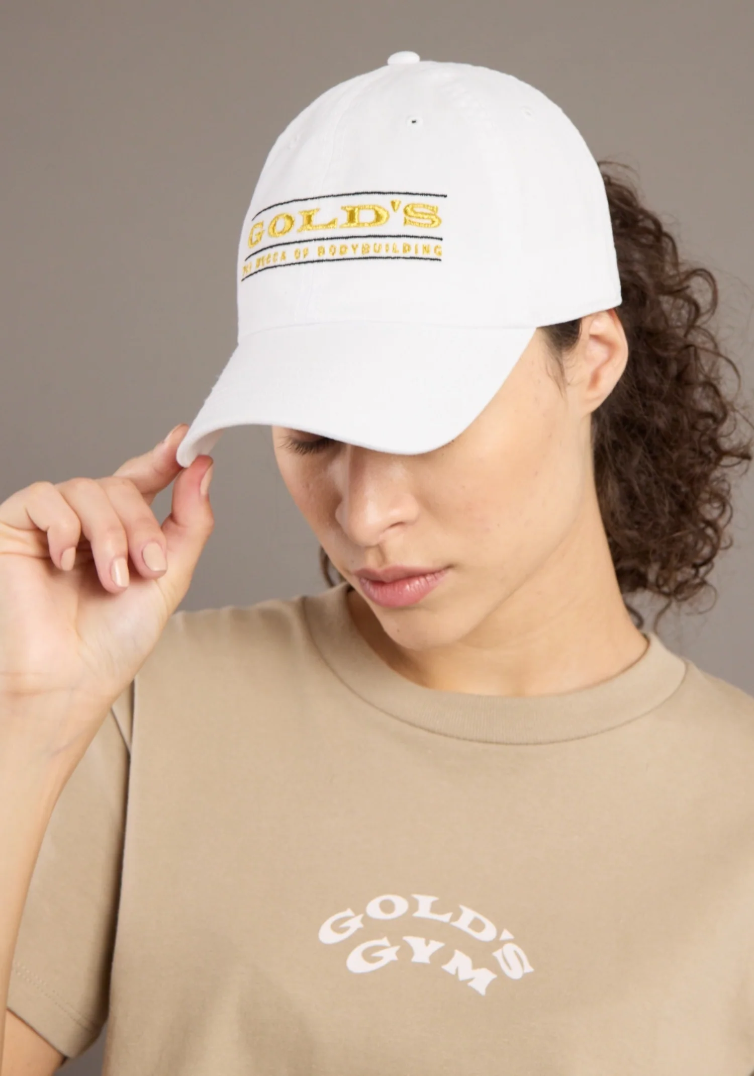 Gold's Gym® - 90s White Hat - (60th Anniversary Collection) - Image 7