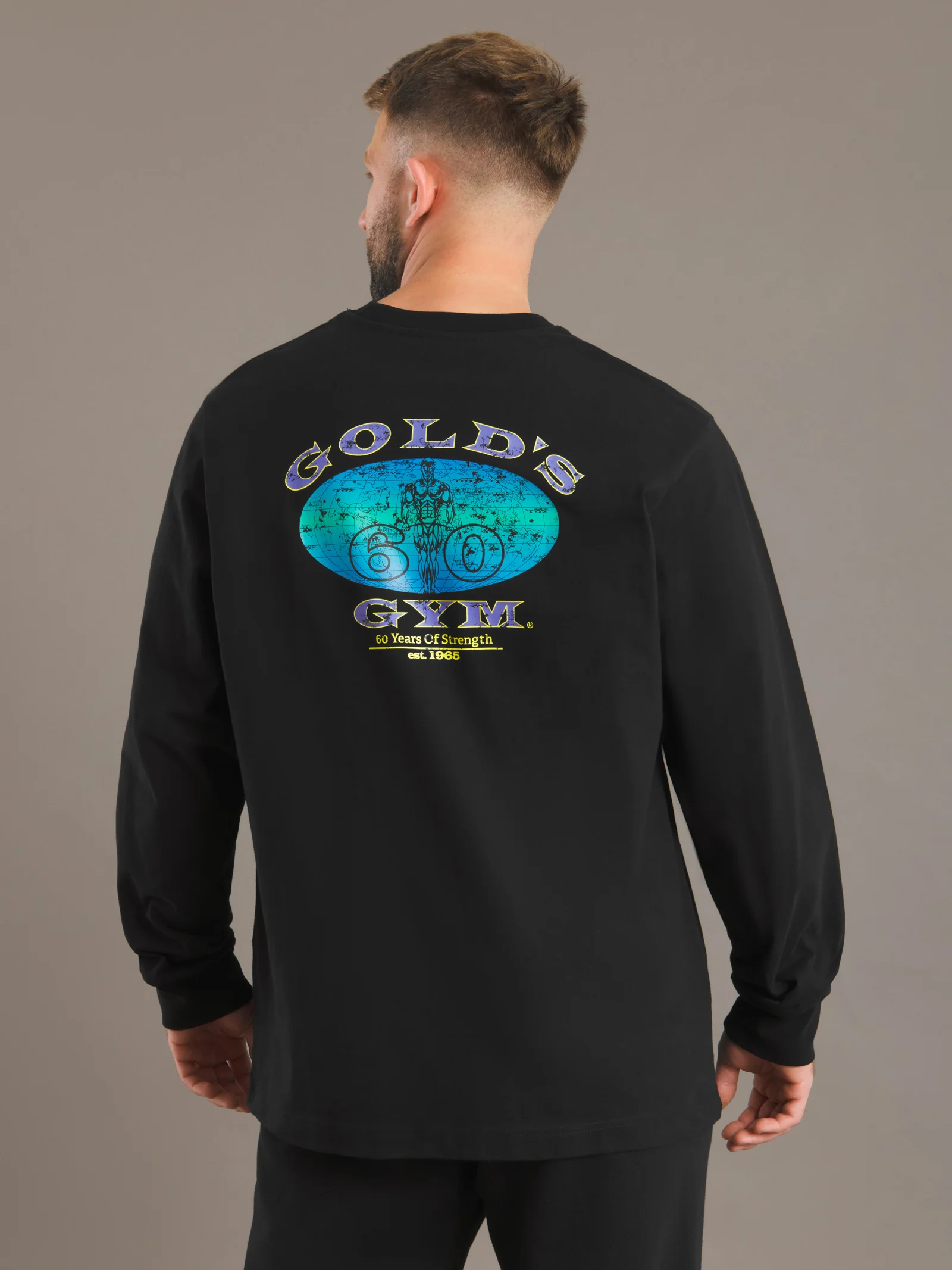 Gold's Gym® - 90's Long Sleeve Tee - (60th Anniversary Collection) - Image 2