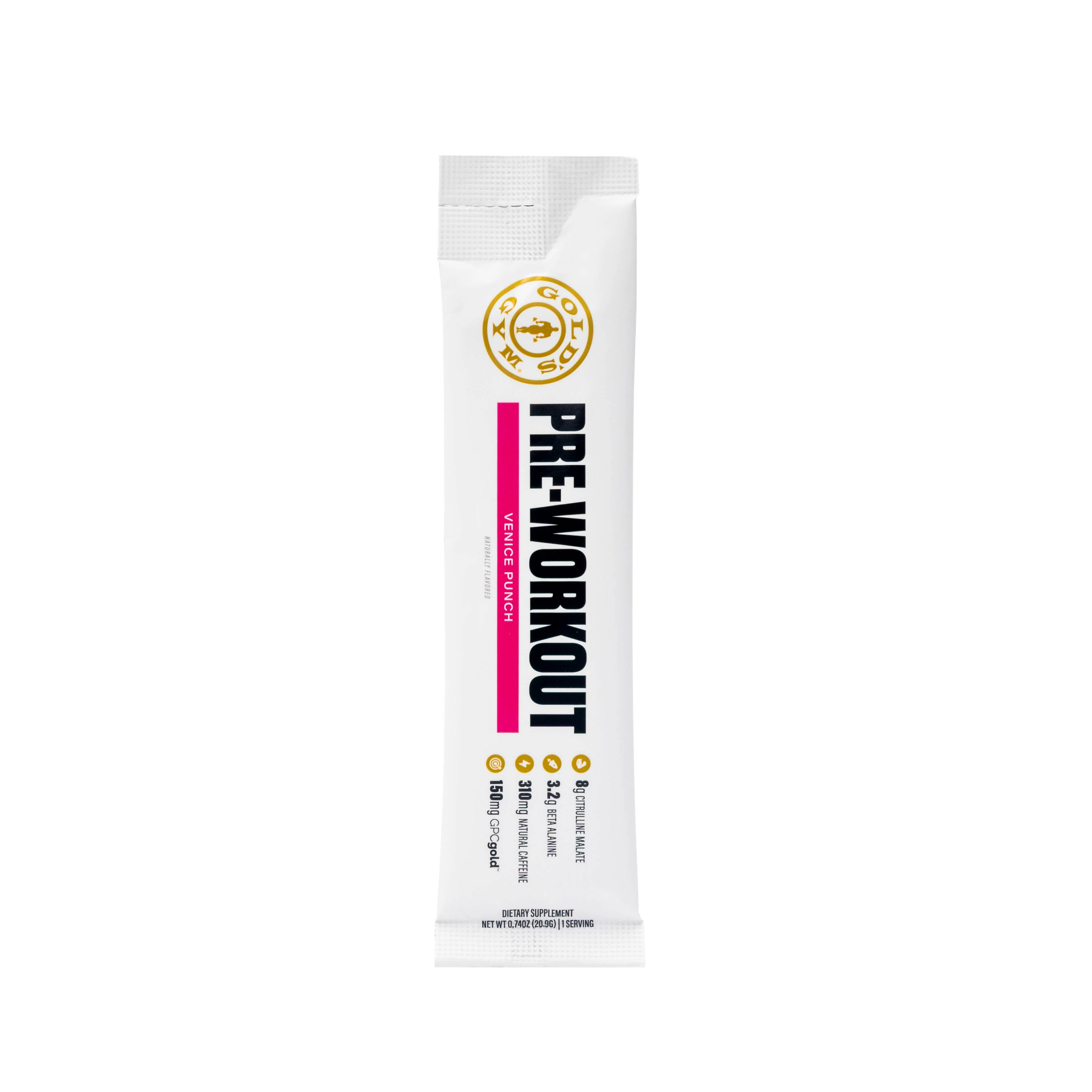 Gold's Gym Nutrition Pre-Workout Stick Packs- 10 pack - Image 11