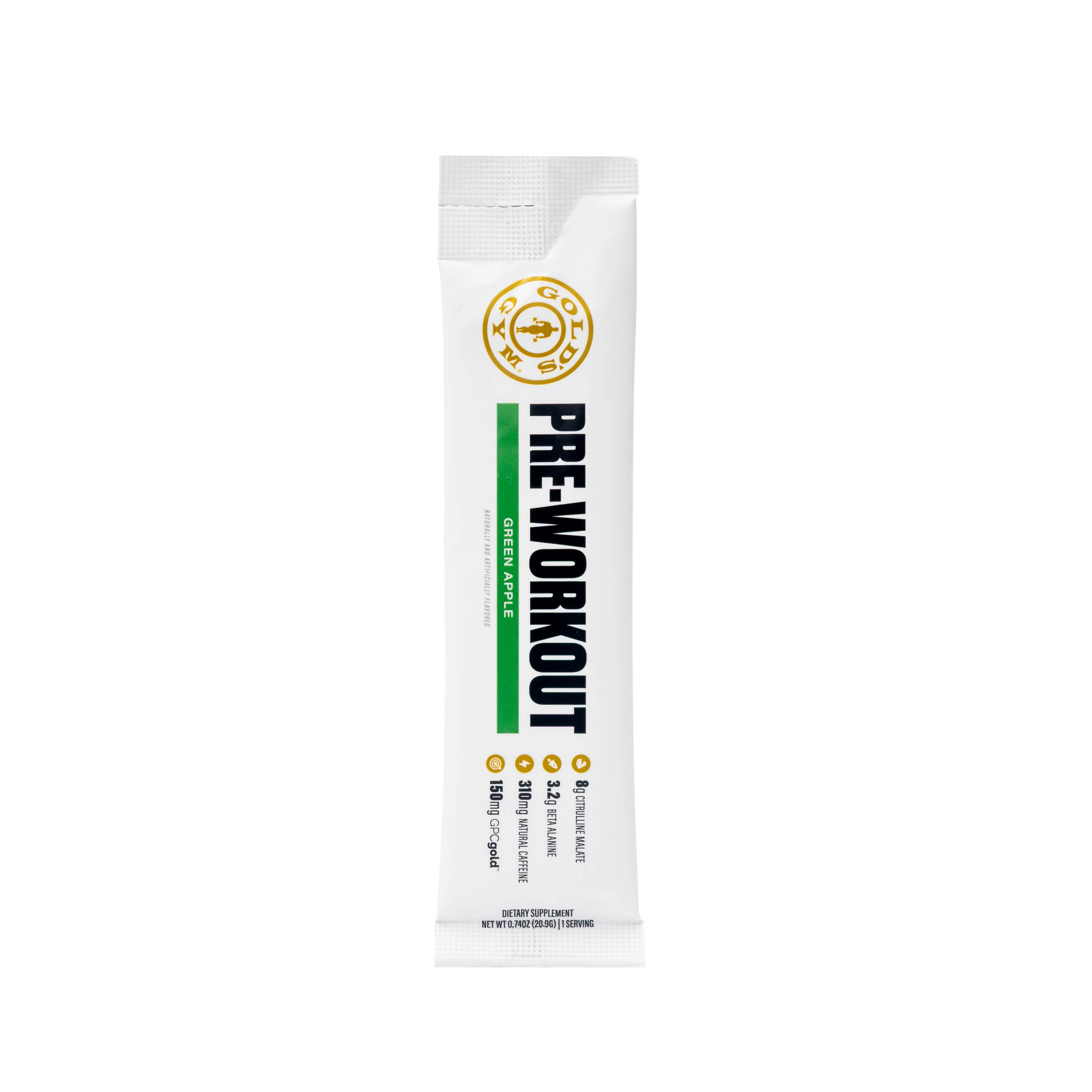 Gold's Gym Nutrition Pre-Workout Stick Packs- 10 pack - Image 4