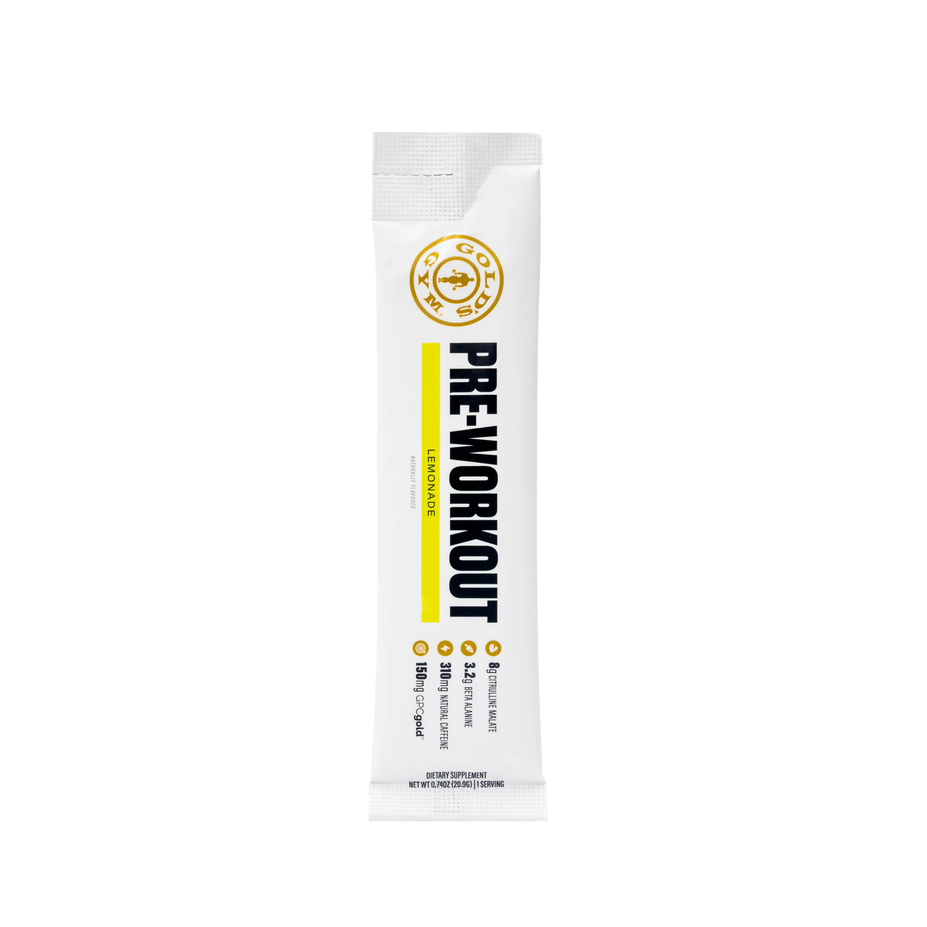 Gold's Gym Nutrition Pre-Workout Stick Packs- 10 pack - Image 7