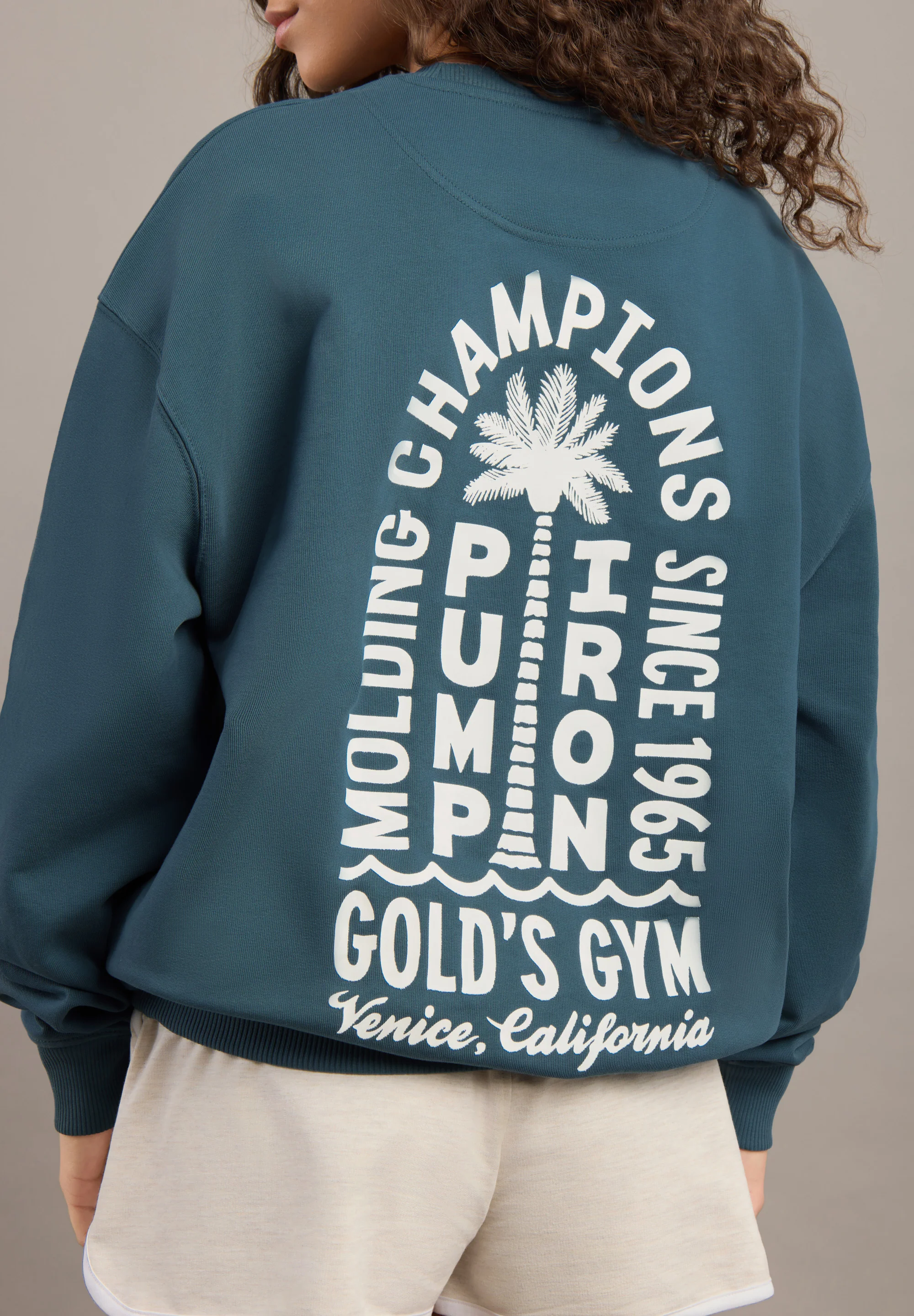 Gold's Gym® Unisex Pump Iron Crewneck Sweatshirt - Image 4