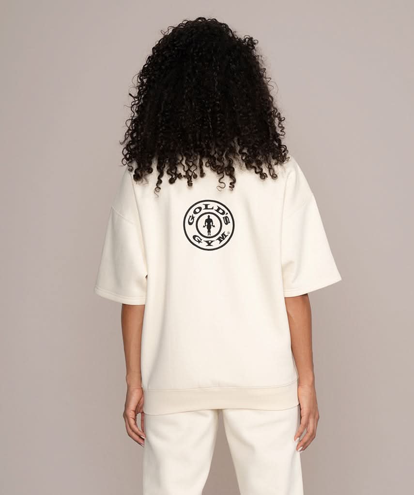 Gold's Gym® - Oversized Fleece Short-Sleeve Sweater Shirt with Pockets - Image 10