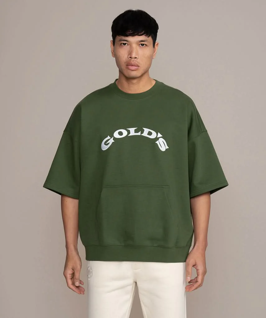 Gold's Gym® - Oversized Fleece Short-Sleeve Sweater Shirt with Pockets - Image 6