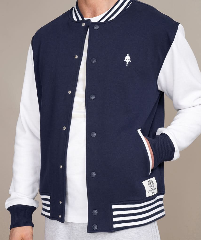 Gold's Gym® - Varsity Baseball Sweat Jacket - Image 2