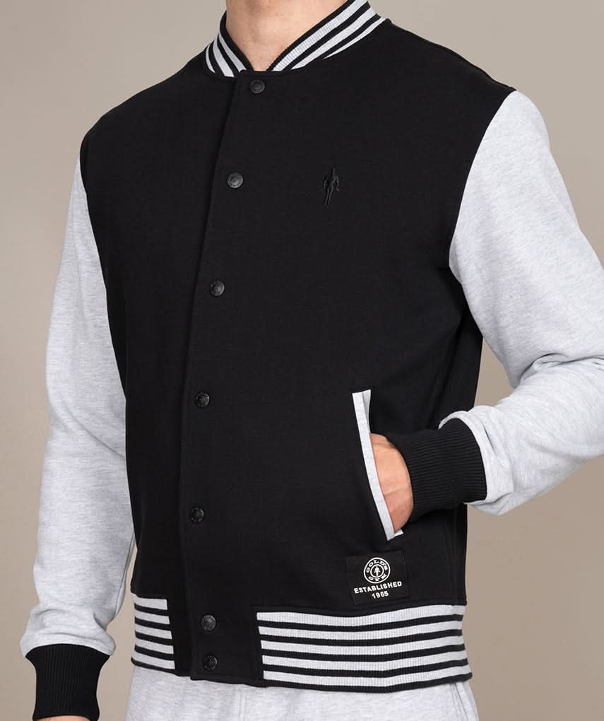 Gold's Gym® - Varsity Baseball Sweat Jacket - Image 8