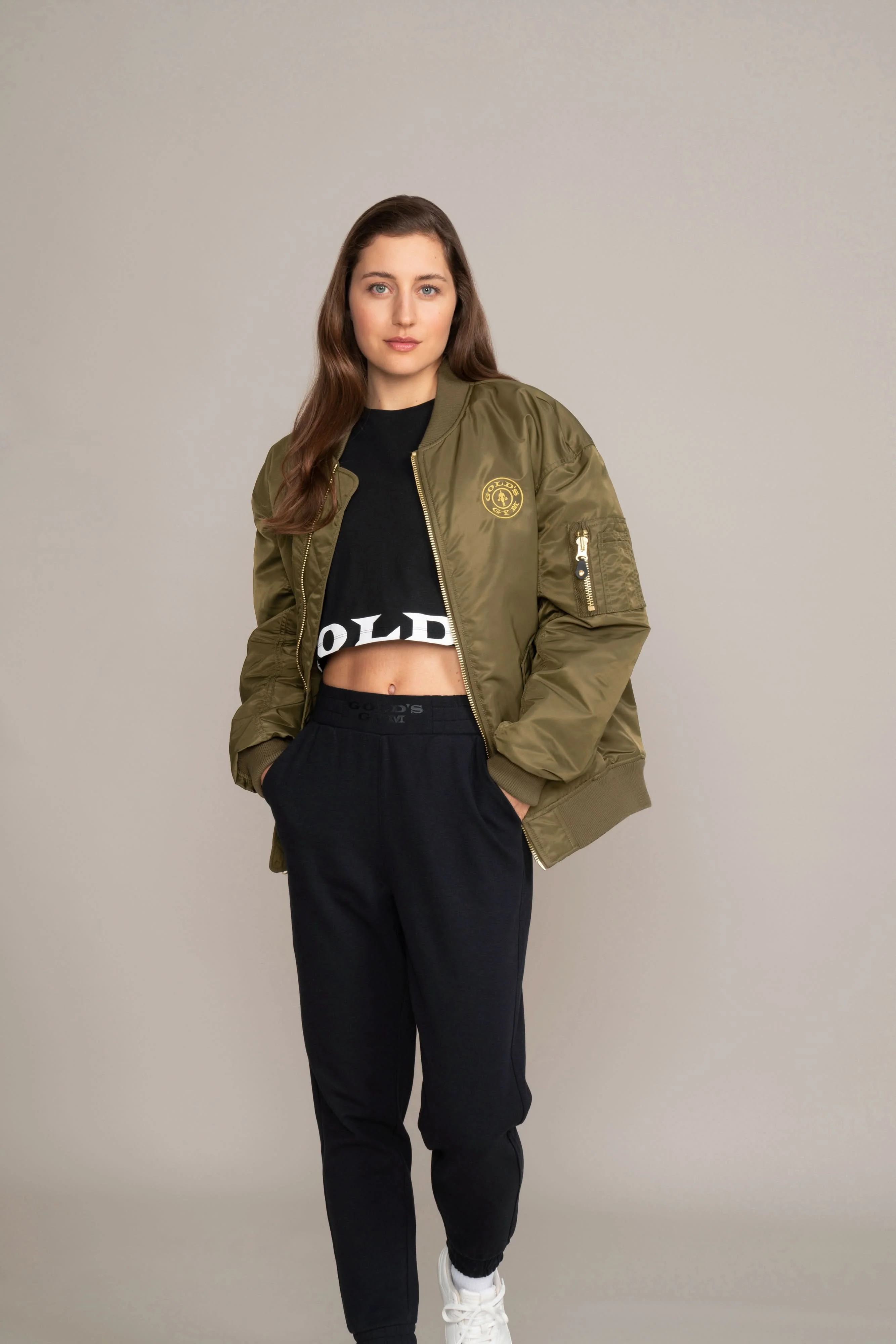 Gold's Gym® - Weight Plate Bomber Jacket - Image 10