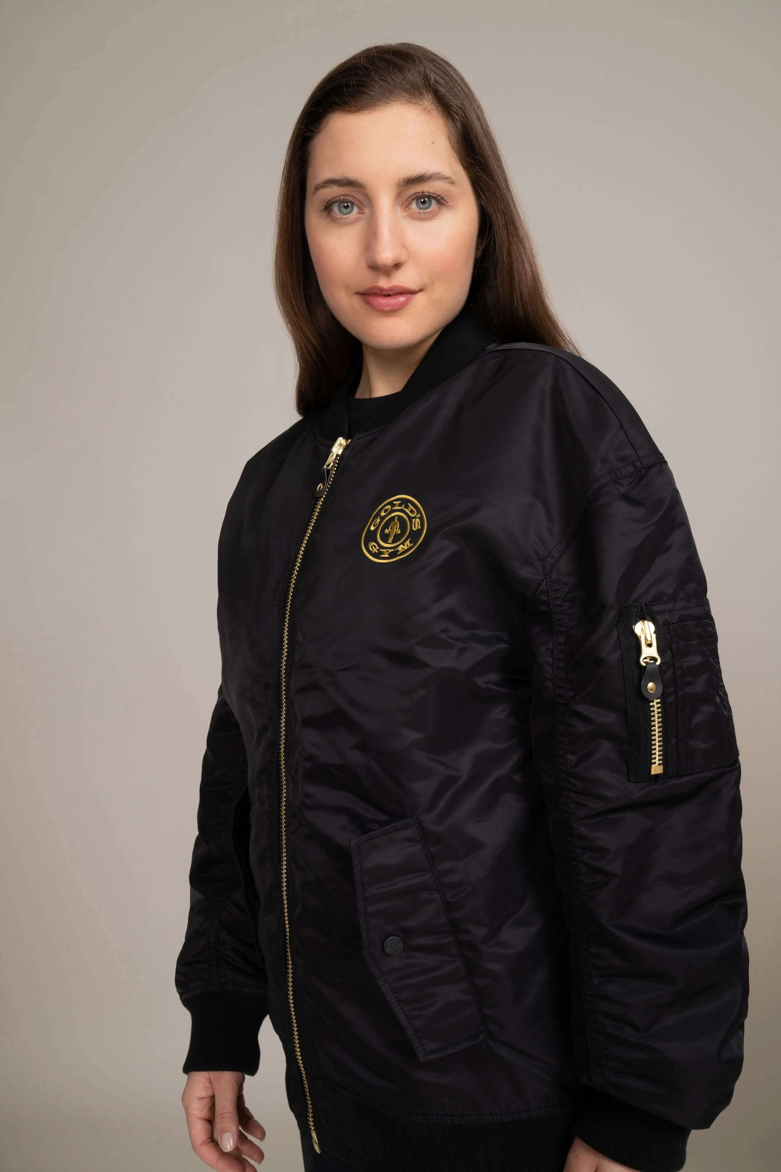 Gold's Gym® - Weight Plate Bomber Jacket - Image 4