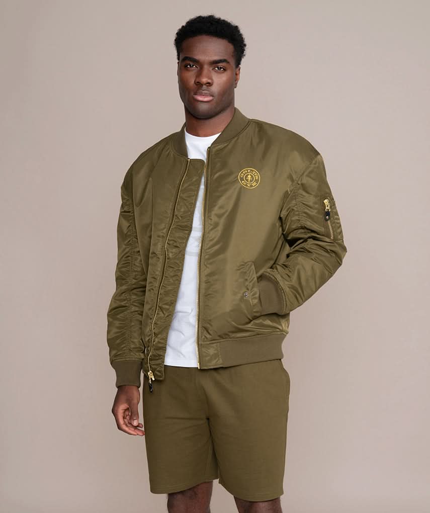 Gold's Gym® - Weight Plate Bomber Jacket - Image 6