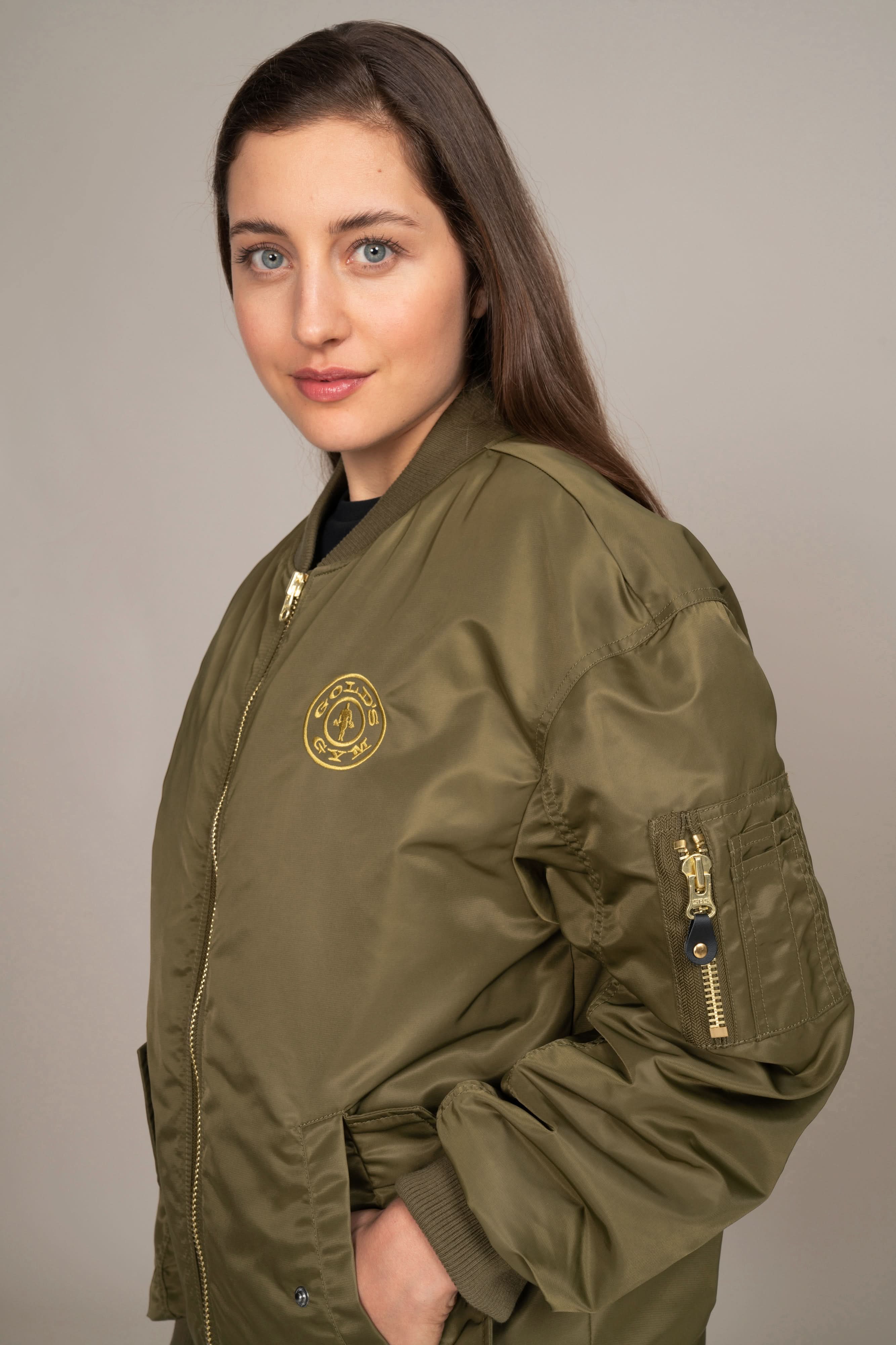 Gold's Gym® - Weight Plate Bomber Jacket - Image 9